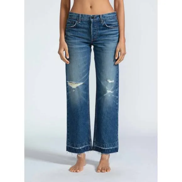 NEW ASKK NY low rise straight leg jeans in berkley