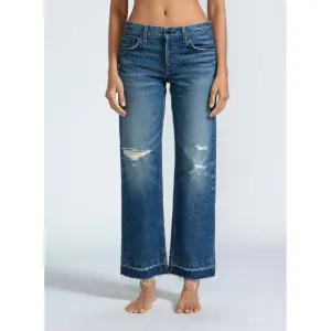 NEW ASKK NY low rise straight leg jeans in berkley