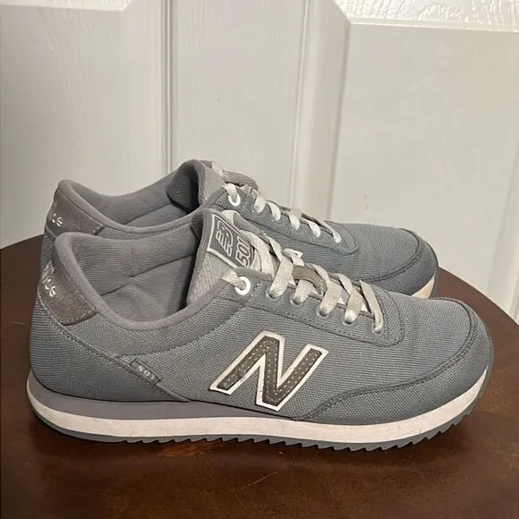 🔥🔥NEW BALANCE 501 Running Shoes Gray - Women Sz 8 - EXCELLENT Condition