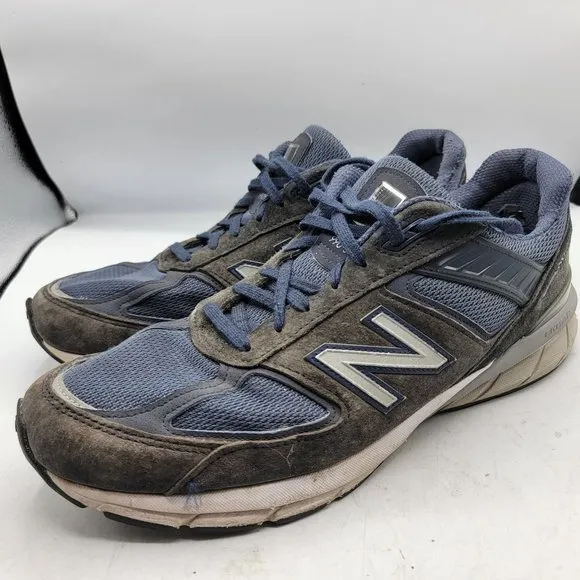 New Balance 990 Mens Navy Blue Low Top Athletic Casual Shoes