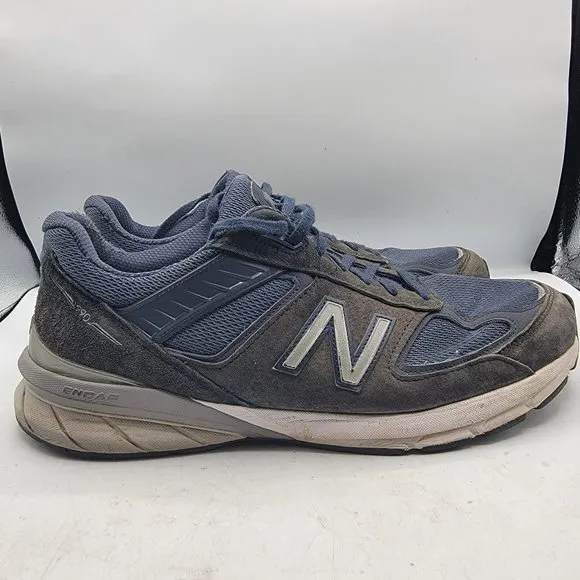 New Balance 990 Mens Navy Blue Low Top Athletic Casual Shoes