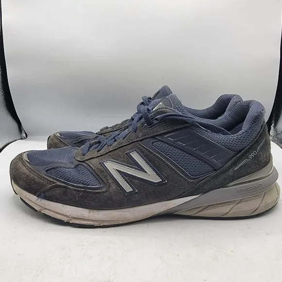 New Balance 990 Mens Navy Blue Low Top Athletic Casual Shoes