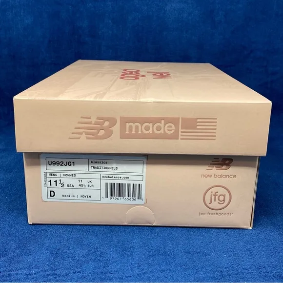New balance 992 joe fresh goods aged well mens athletic casual shoes size 11.5