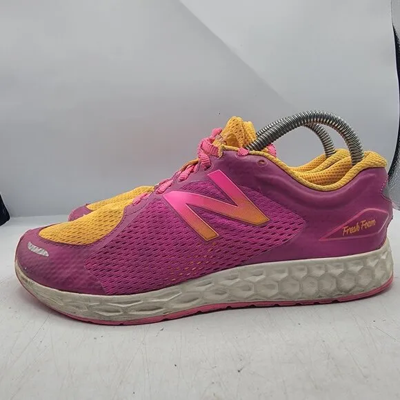 New Balance Fresh Foam Zante Mens 7 Pink Orange Athletic Shoes Casual KJZNTIGY