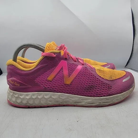 New Balance Fresh Foam Zante Mens 7 Pink Orange Athletic Shoes Casual KJZNTIGY