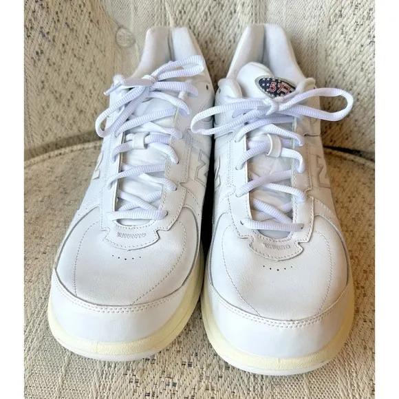 New Balance Mens 577 USA 577MW White Casual Shoes Sneakers Size 14 D