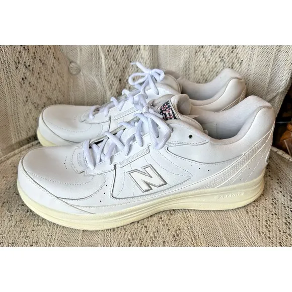 New Balance Mens 577 USA 577MW White Casual Shoes Sneakers Size 14 D