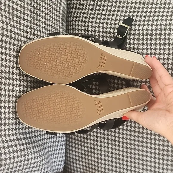 New Cole Haan Crystal Wedge Sandal