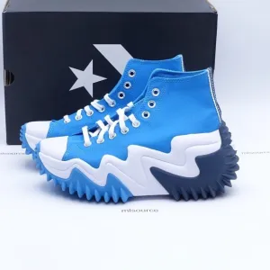 NEW Converse Run Star Motion CX High Platform Shoes A03078C Blue