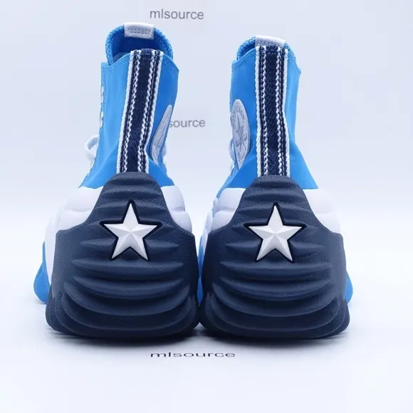 NEW Converse Run Star Motion CX High Platform Shoes A03078C Blue