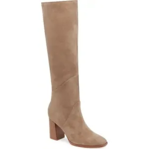 NEW Dolce Vita Flin knee high suede camel boots size 6
