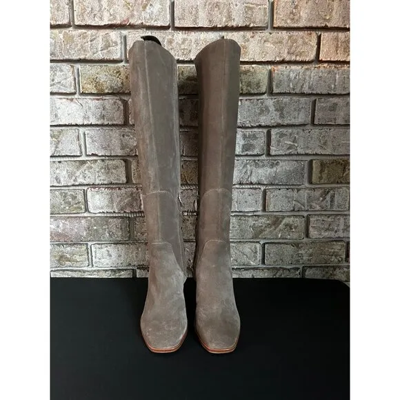 NEW Dolce Vita Flin knee high suede camel boots size 6