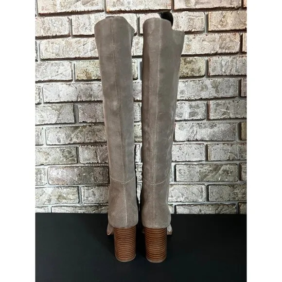 NEW Dolce Vita Flin knee high suede camel boots size 6