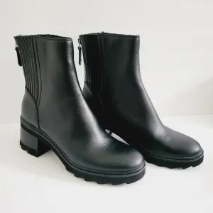 NEW Dolce Vita  Martey H2O Zipper Closure Block Heel Chelsea Wide Boots Size 7.5