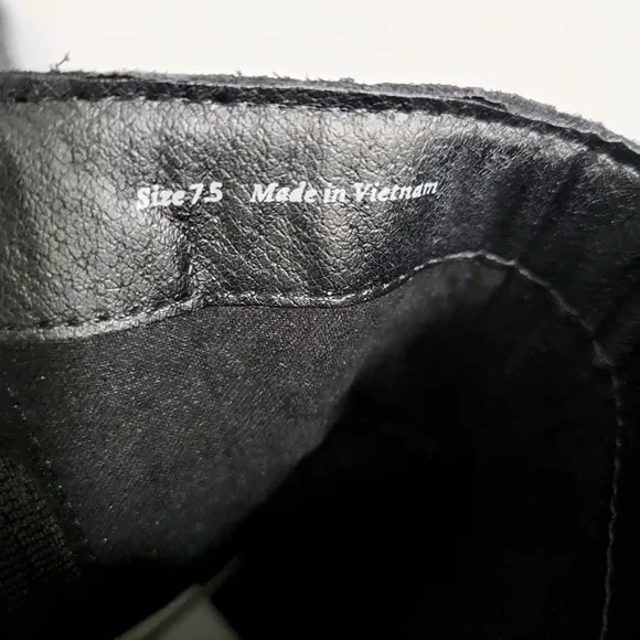 NEW Dolce Vita  Martey H2O Zipper Closure Block Heel Chelsea Wide Boots Size 7.5