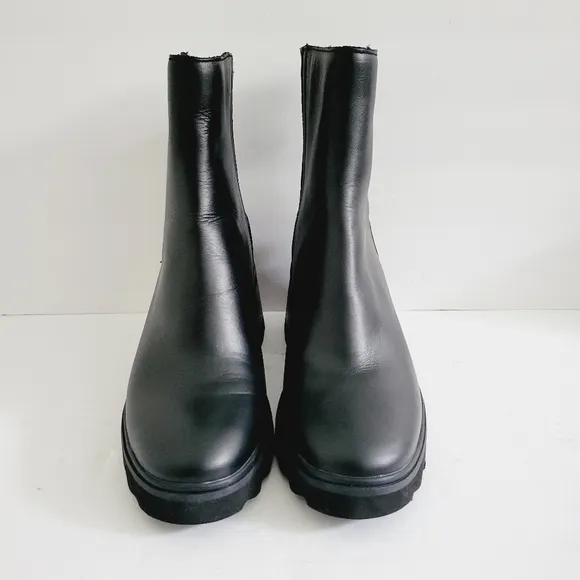 NEW Dolce Vita  Martey H2O Zipper Closure Block Heel Chelsea Wide Boots Size 7.5