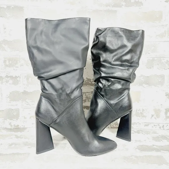 NEW Dolce Vita Wandah Block Heel Pointed Toe Boots F188
