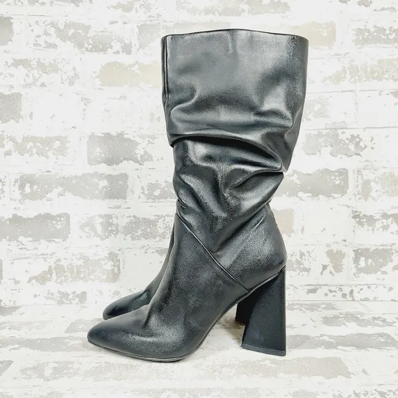 NEW Dolce Vita Wandah Block Heel Pointed Toe Boots F188
