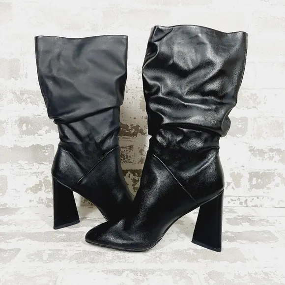 NEW Dolce Vita Wandah Block Heel Pointed Toe Boots F188