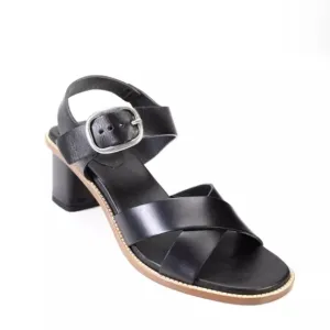 New Everlane the Italian leather block heel buckle sandal 7.5