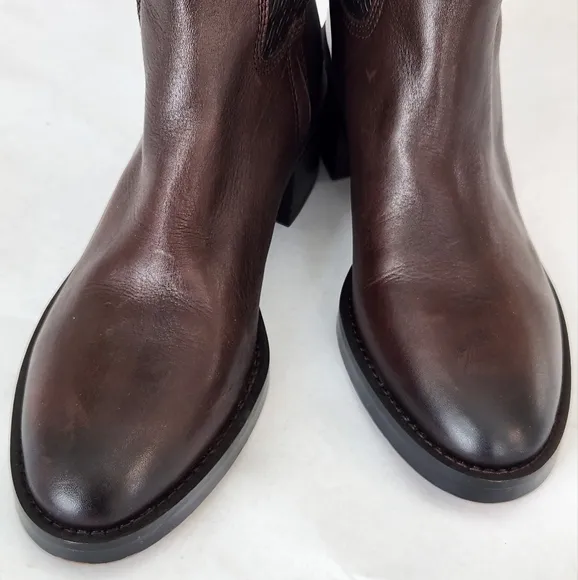 New! || FRANCO SARTO || Colt, knee high, riding boot, brown, leather, sz 9.5