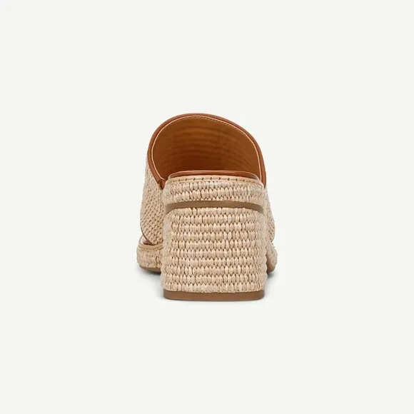 NEW FRANCO SARTO Ferrara Heeled Sandals :natural for women 253