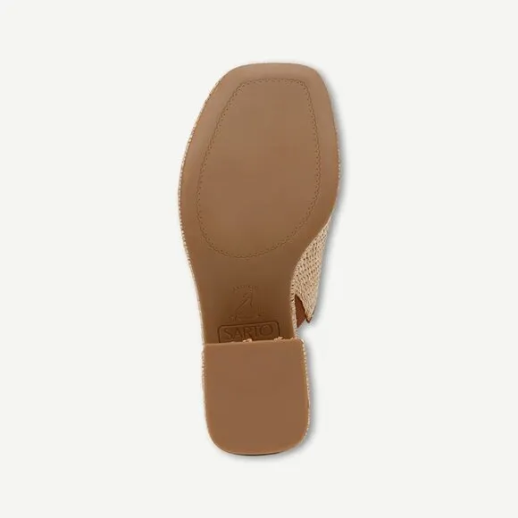 NEW FRANCO SARTO Ferrara Heeled Sandals :natural for women 253