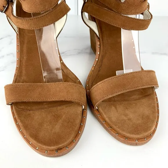 NEW! Freda Salvador Suede Gladiator Heel Sandals
