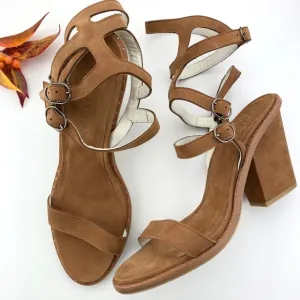 NEW! Freda Salvador Suede Gladiator Heel Sandals