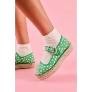 New Free People Surfside Daisy Mary Janes Size 37