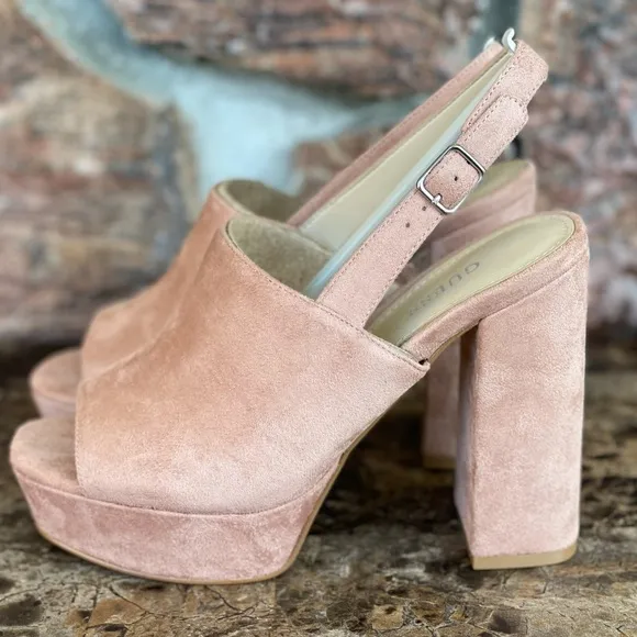 NEW  GUESS Caleesy Platform Dress Sandals