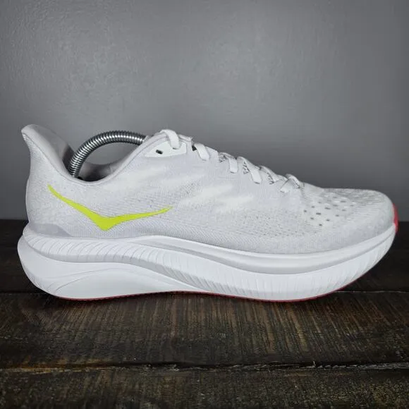 NEW Hoka One One Mach 6 Mens Size 11 D Running Shoes 1147790 WNOL White