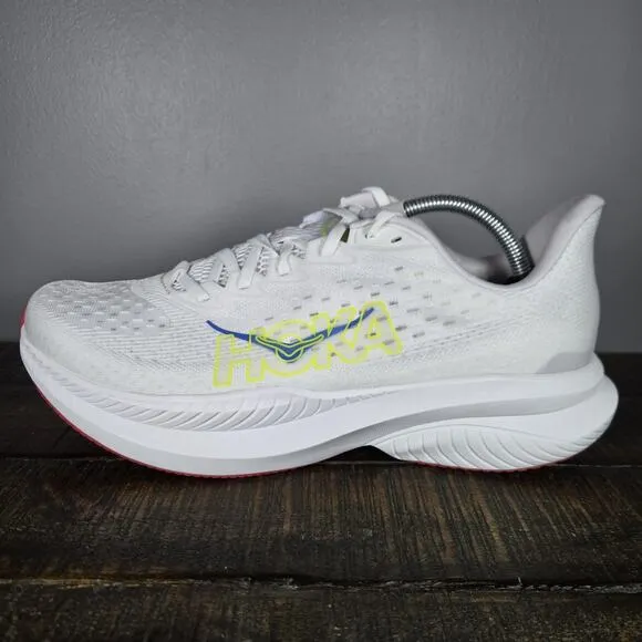 NEW Hoka One One Mach 6 Mens Size 11 D Running Shoes 1147790 WNOL White