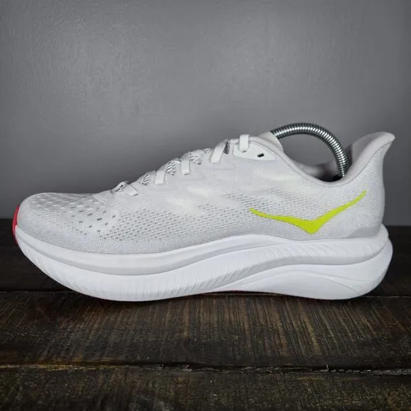 NEW Hoka One One Mach 6 Mens Size 11 D Running Shoes 1147790 WNOL White