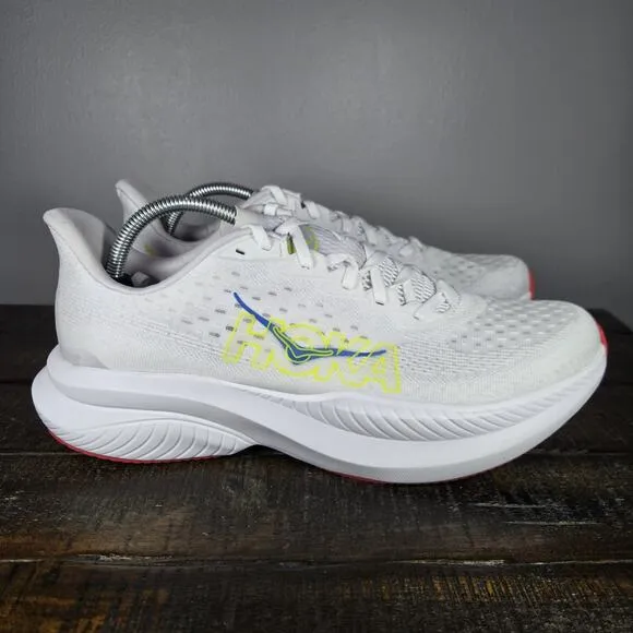 NEW Hoka One One Mach 6 Mens Size 11 D Running Shoes 1147790 WNOL White