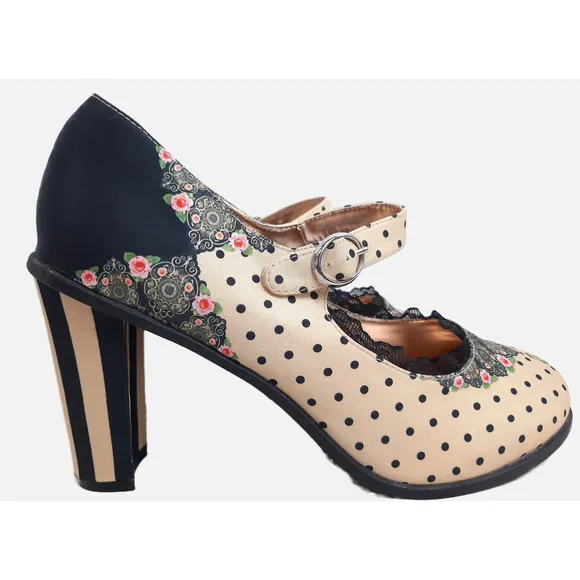 New Hot Chocolate Design Mary Jane Pump High Heels Chocolaticas Office Siren