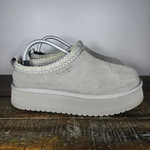 NEW Koolaburra by UGG Burree Platform Womens Size 9 Slipper Shoes Gray Green