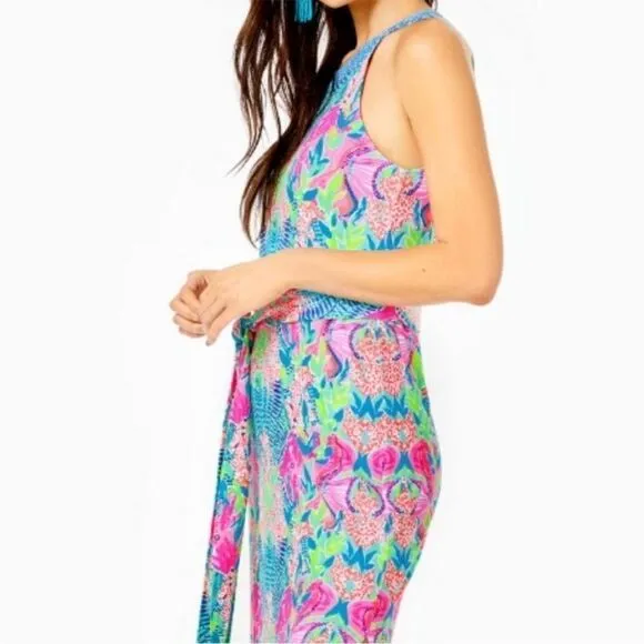NEW Lilly Pulitzer Monterrey Multi Reflections Maxi Dress - XL