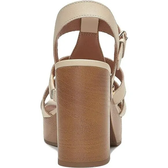 NEW Lucky Brand Imana Platform Sandals Women's Size 8.5 M High Heel Vanilla