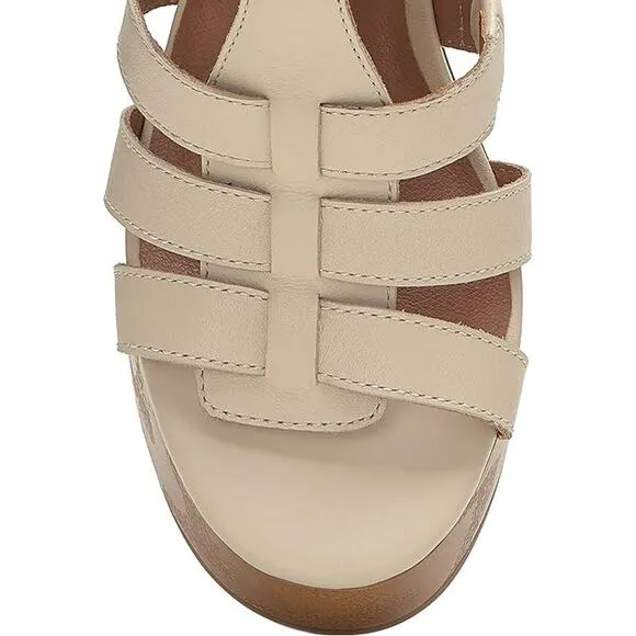 NEW Lucky Brand Imana Platform Sandals Women's Size 8.5 M High Heel Vanilla