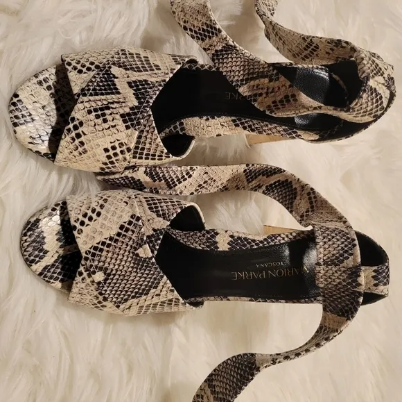 NEW Marion Parke Leah Ankle Tie High Heel Sandals