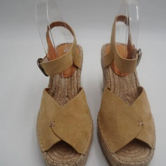 New Rag &amp; Bone Santiago Suede Wedge Sandals. Crafted of Suede/calfskin Sz. 37.5