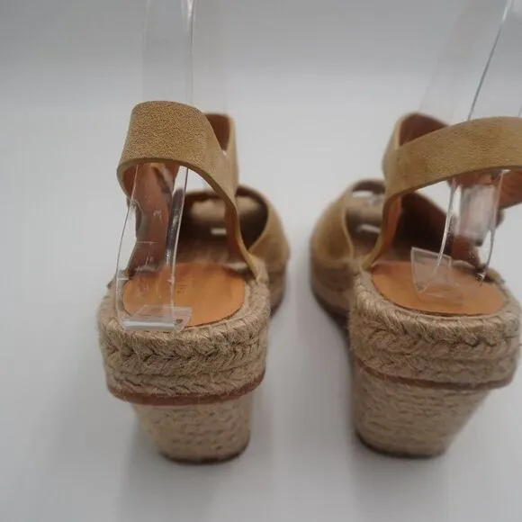 New Rag &amp; Bone Santiago Suede Wedge Sandals. Crafted of Suede/calfskin Sz. 37.5