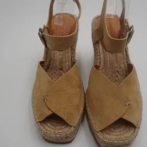 New Rag &amp; Bone Santiago Suede Wedge Sandals. Crafted of Suede/calfskin Sz. 37.5