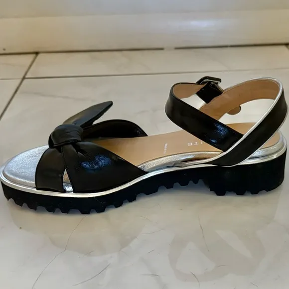 New Ron White Cairi Ankle Strap Platform Sandal