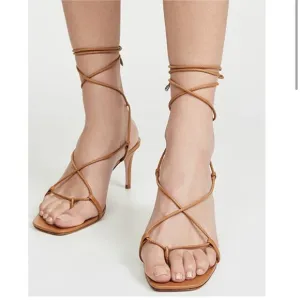 New Schutz Antosha Lace Up High-Heel Sandals