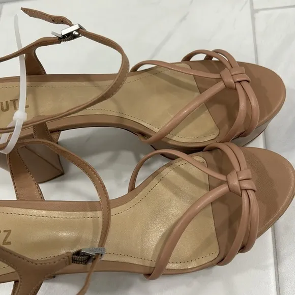 NEW! SCHUTZ True Beige Kelsie Platform Sandal - Size 10.5