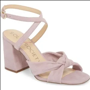 𝅺New Sole Society Joanan Sandals Pastel Lavender