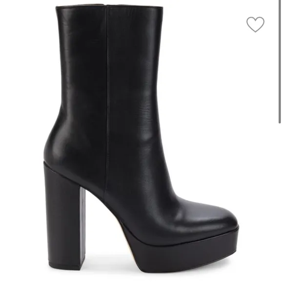 New Stuart Weitzman Party Block Heel Platform Ankle Boots