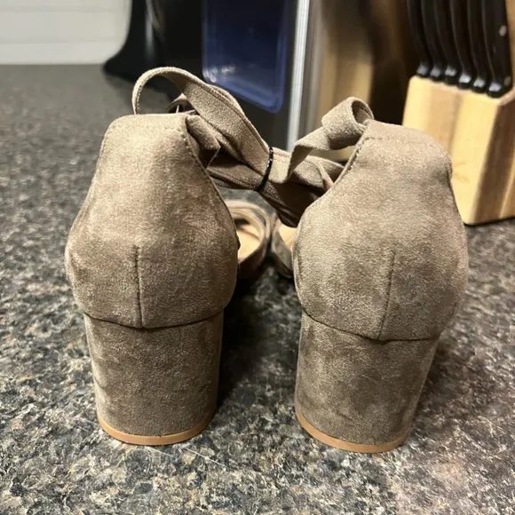 New Torrid Suede Wrap Sandals Wide Width